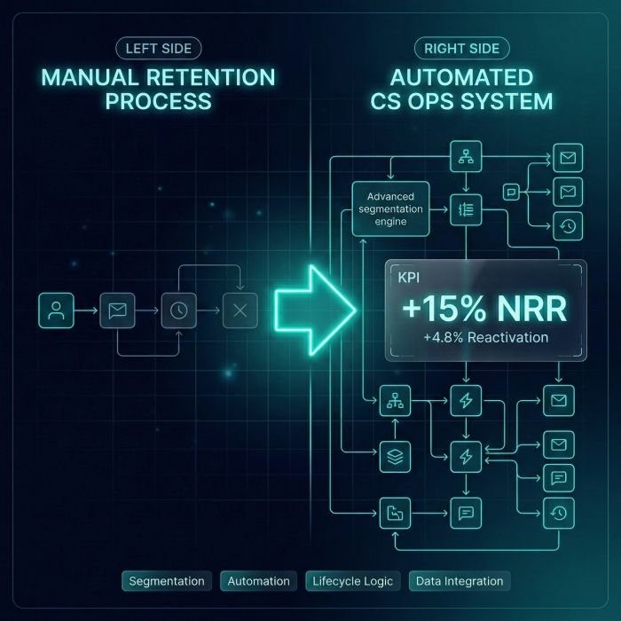 +4.8% Reactivation | +15% NRR Retention System